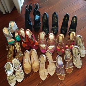 Name brand, very lightly worn 3+ inch heels